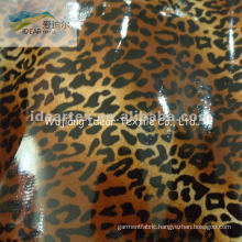 100% Cotton Printed Fabric Coated PVC For Leopard grain Cloth
